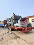 近日大型噴拋一體噴砂設備發(fā)貨